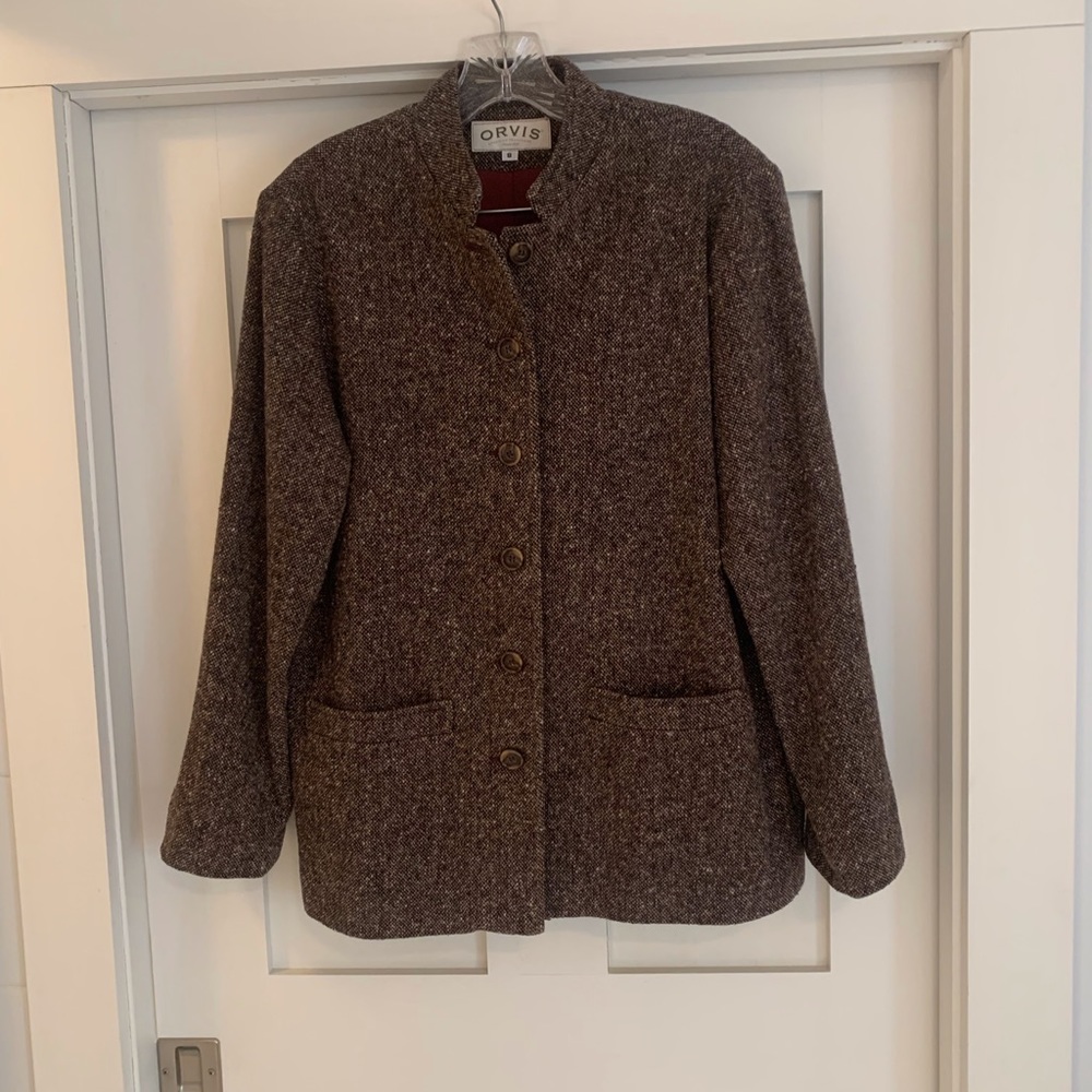 Orvis Wool Tweed Jacket Size Small